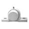 Ami Bearings SINGLE ROW BALL BEARING - 35MM ZINC WIDE SET SCREW WHITE PILLOW BLOCK OPN/CLS COV UCPPL207MZ2CEW - alternate 1